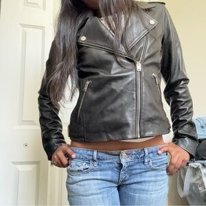 Lucky Brand Black Leather Jacket
